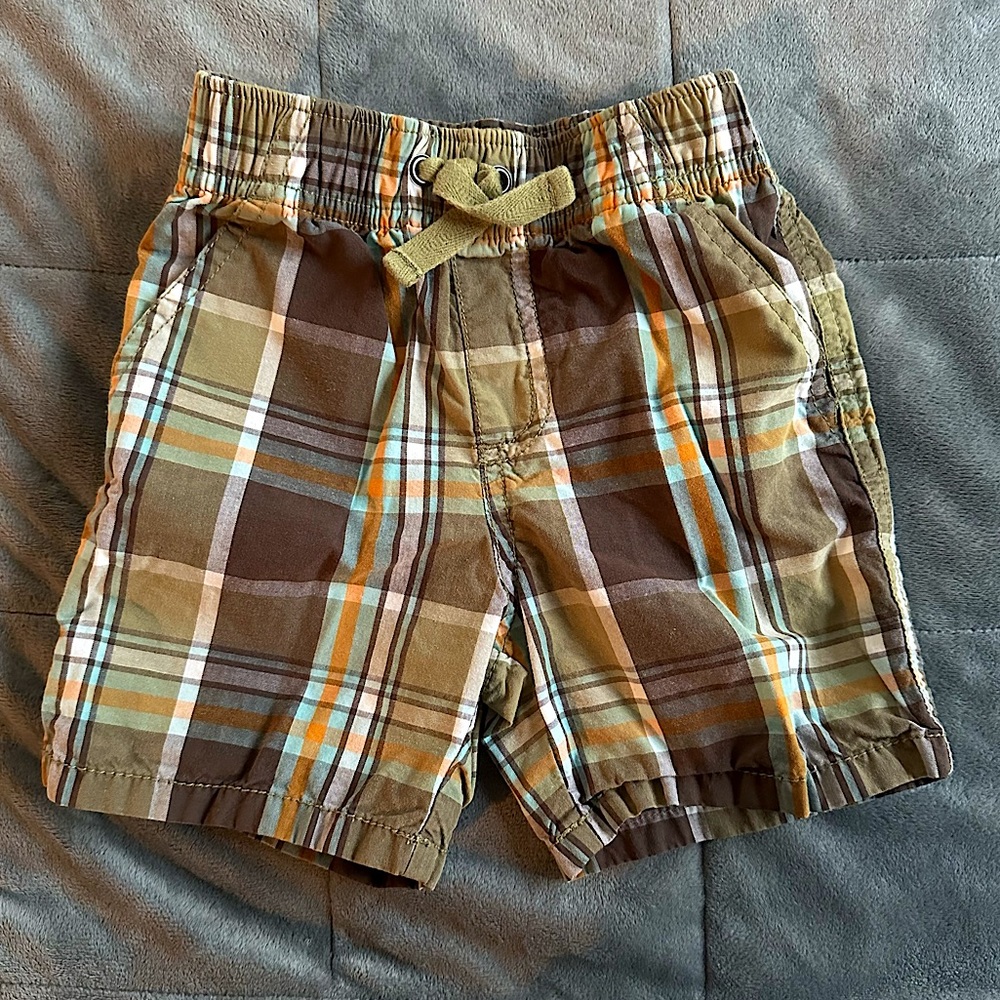 Gymboree - Shorts - Plaid - Sz: 12-18M